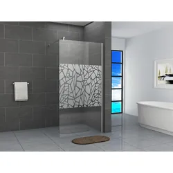 Fa-Bausysteme Walk-In Glas Dusche Scherben 90 cm