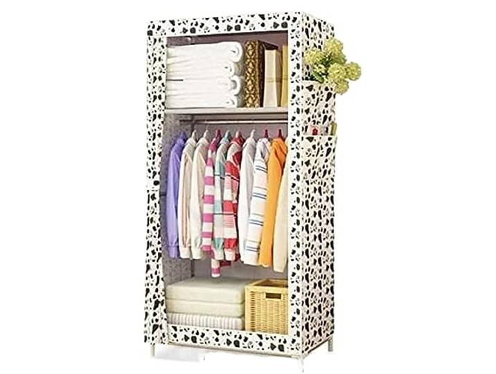 CVdrtyED Kleiderschrank Kombi-Kleiderschrank, Studentenwohnheim, Stoff, Kleidung, Aufbewahrungsschrank, Wohnmöbel Schlafzimmer Organizer(A)