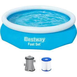 Fast Set™ Aufstellpool-Set mit Filterpumpe Ø 305 x 76 cm, blau, rund
