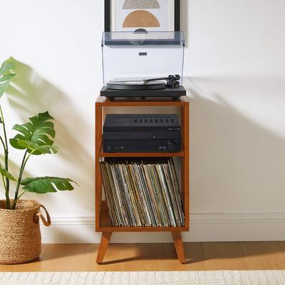 Crosley Furniture Crosley Asheville Small Record Player Stand With Vinyl Storage