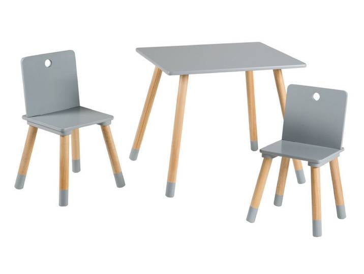 Sitzgruppe 3-teilig grau/ braun
