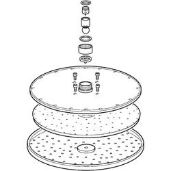 Hansa Brausekopf Viva d:300 mm komplett, 59913746 59913746
