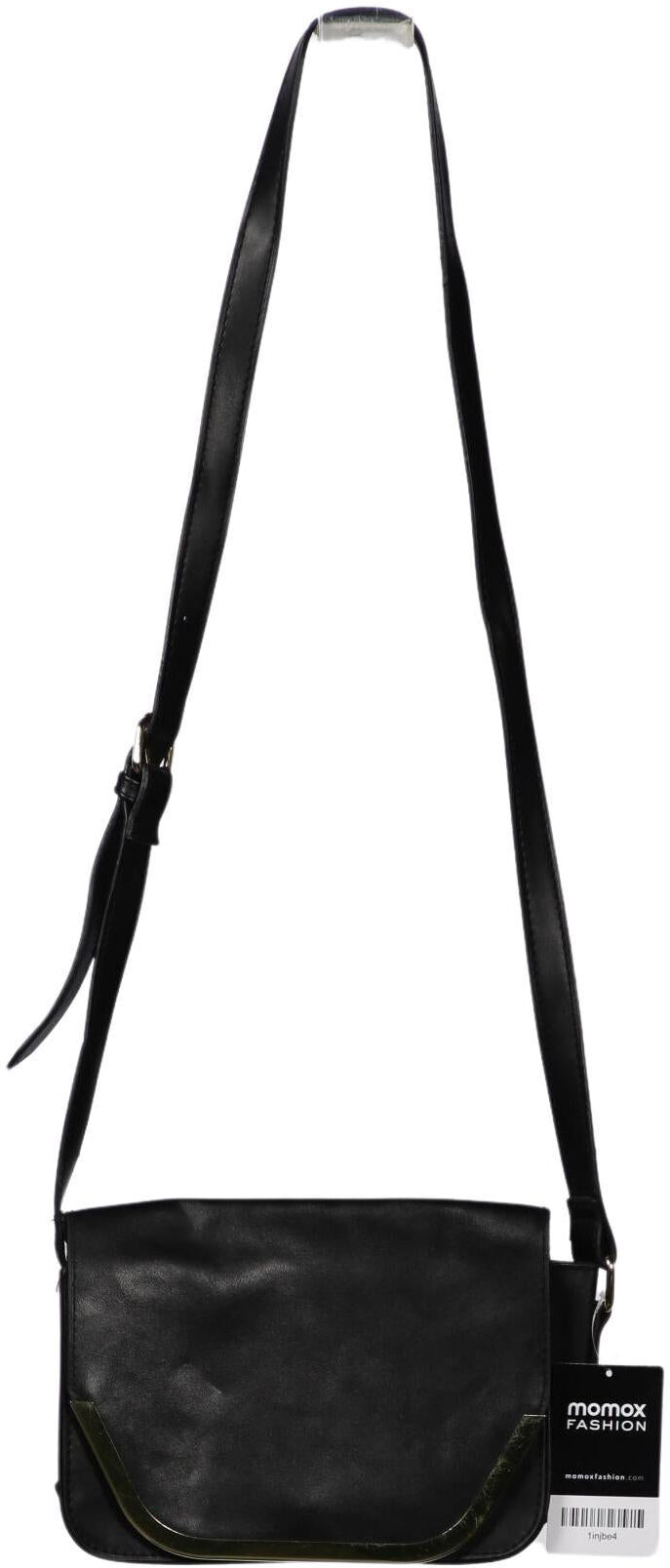 Anna Field Damen Handtasche klein, Schwarz, Kunstleder - Second Hand