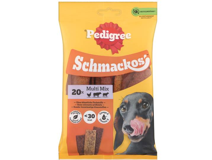 Pedigree Schmackos Hundesnack Multi Mix 20 Stück