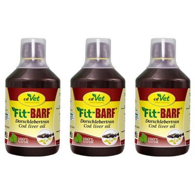 Fit-Barf Dorschlebertran vet. x3 3x500 ml Öl