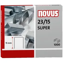 novus Heftklammern SUPER 23/15