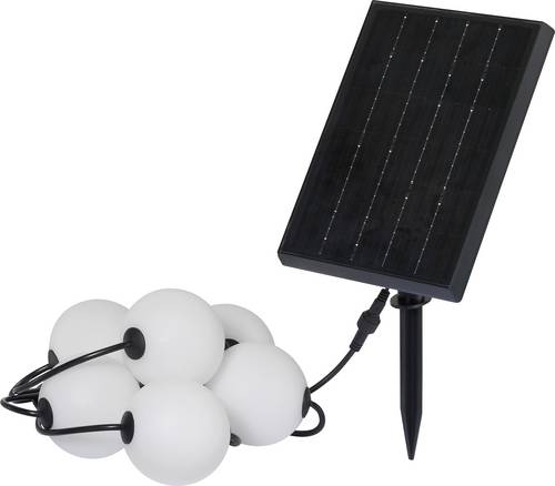 Sygonix SY-6662320 Solar-Lichterkette 2.4W Weiß, Schwarz