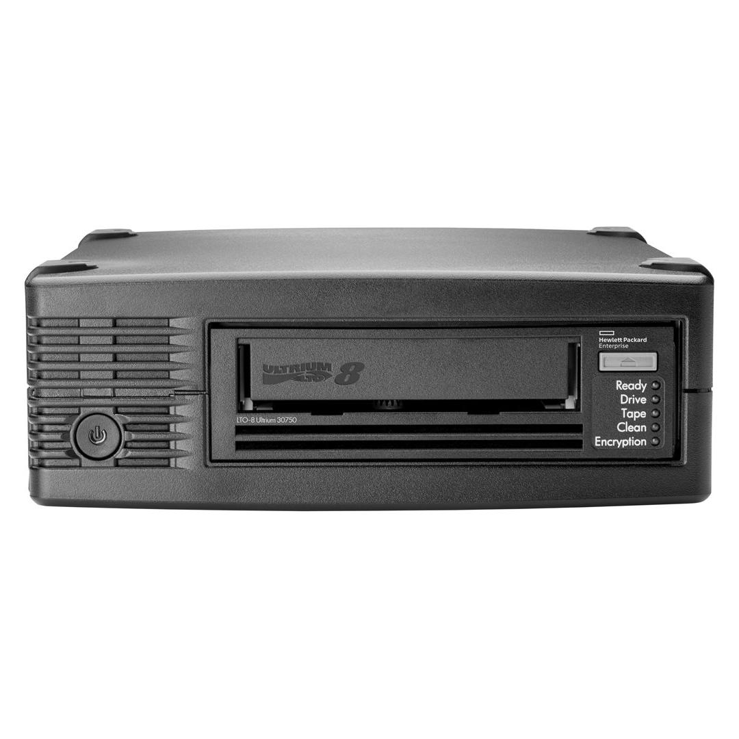 HPE Storage LTO-8 Ultrium External Tape Drive 5x LTO-8 30TB Data Cartridges (P84141-B25)