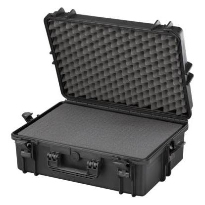 TomCase Outdoor Case, wasserdichter Koffer mit Schaumstoffeinlage aus Würfelschaum, Hardcase, Fotokoffer, Ka (Fotokoffer) (23916250)
