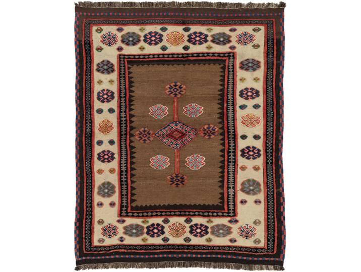 Kelim Fars Teppich 156x184 Handgewebt Orientteppich Perserteppich Wolle