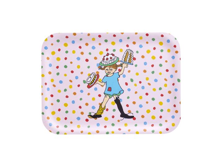 Muurla Pippi dienblad 20x27 cm Verjaardag