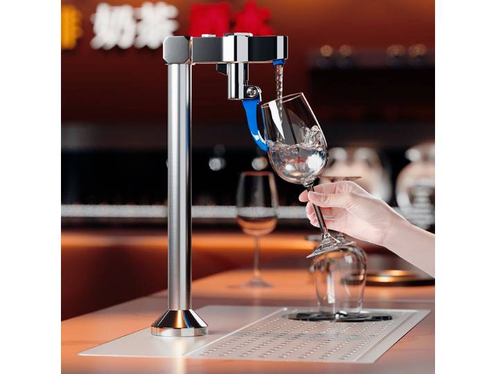 Robinet à tasse poussoir, robinet de nettoyage de cuisine, robinet de nettoyage de bar, robinet de thé au lait et café