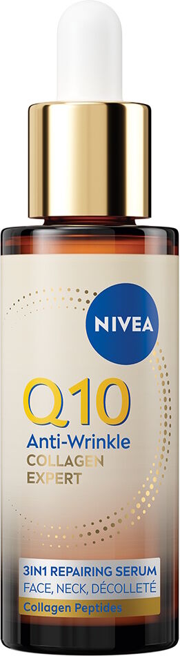 NIVEA Q10 Anti-Wrinkle Collagen Expert 3-IN-1 Repairing Serum 30 ml