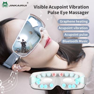Healfit Counter Hot Compress Eye Care, Eye Massager, Bluetooth Music, Acupoint Vibration Pulse, Relieve Fatigue, Eye Beauty Instrument y 01white