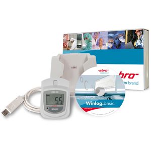 ebro Datenlogger 1601-0046, EBI 20-T1-Set, misst Temperatur