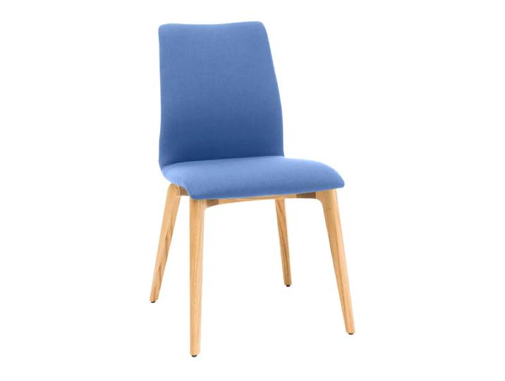 Stuhl Leni, Willisau, canvas, blau, Textil