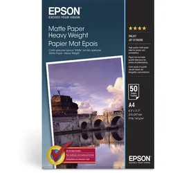 Epson Matte Paper Heavy Weight  S041256  A4  50 Blatt  167g