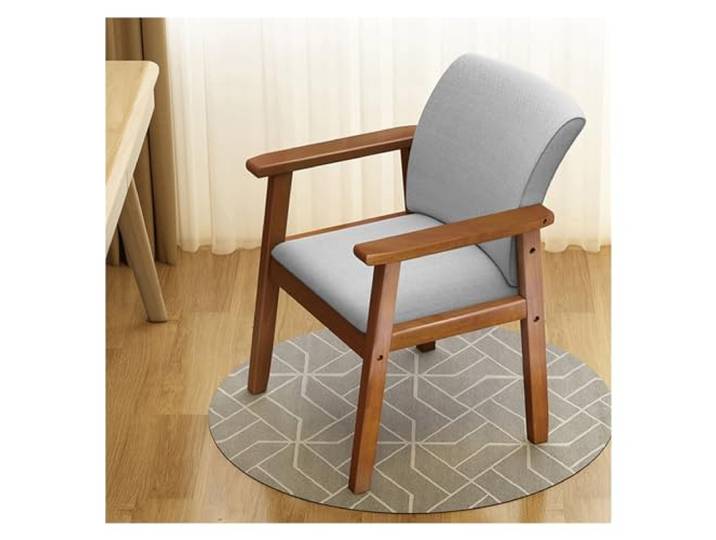 Esszimmerstühle Aus Holz Im Mid-Century-Modern-Stil Mit Armlehnen Und Beinen Aus Holz, Beistellstühle Und Armlehnenstühle Für Wohnzimmer, Esszimmer Und Gästezimmer – Stil 4 – Einheitsgröße, Stil 1 –