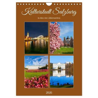 Kulturstadt Salzburg (Wandkalender 2026 DIN A4 hoch), CALVENDO Monatskalender