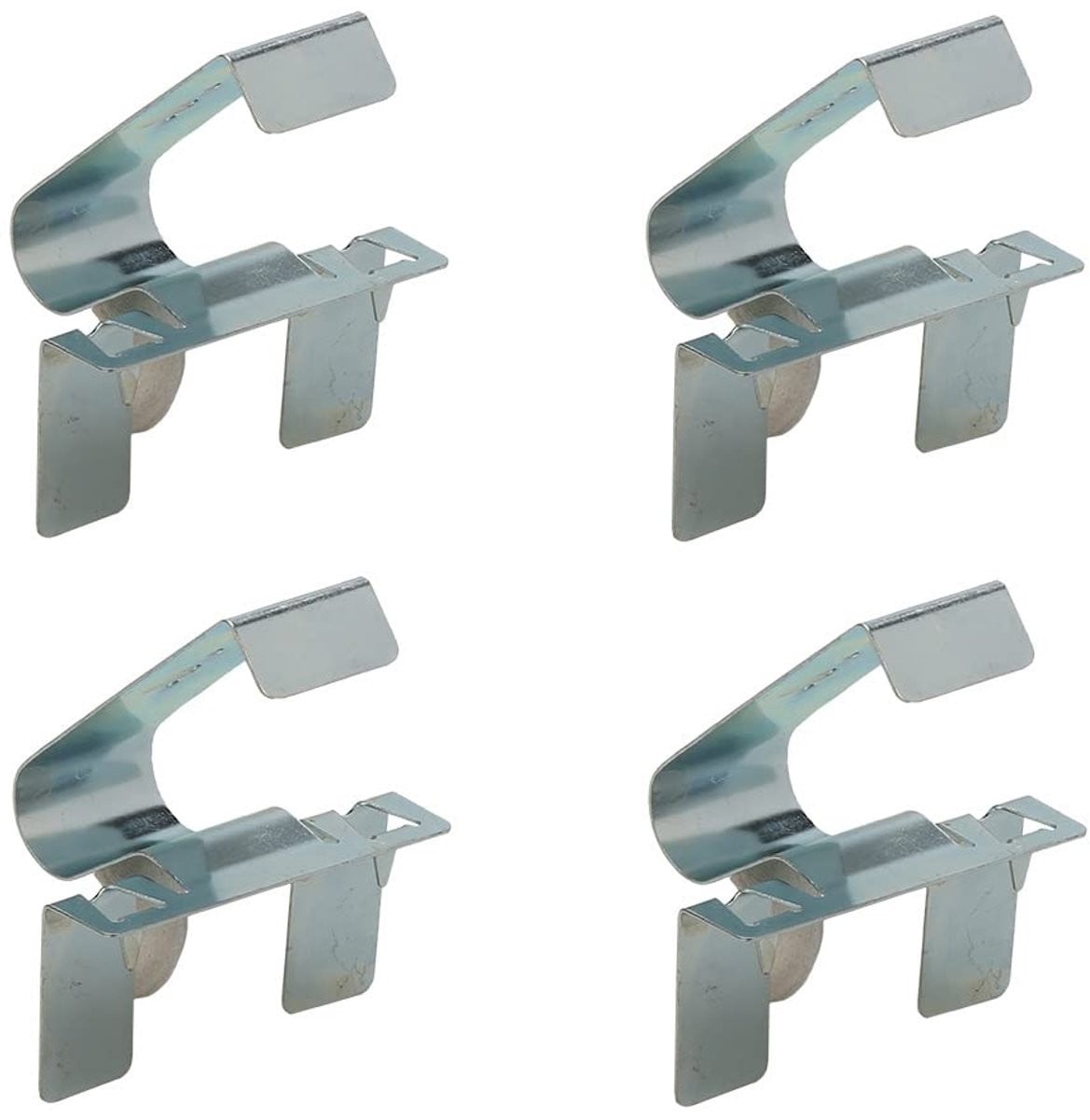 Sokkelveer Set van 4 - Stalen Meubelclips voor Keuken en Meubels