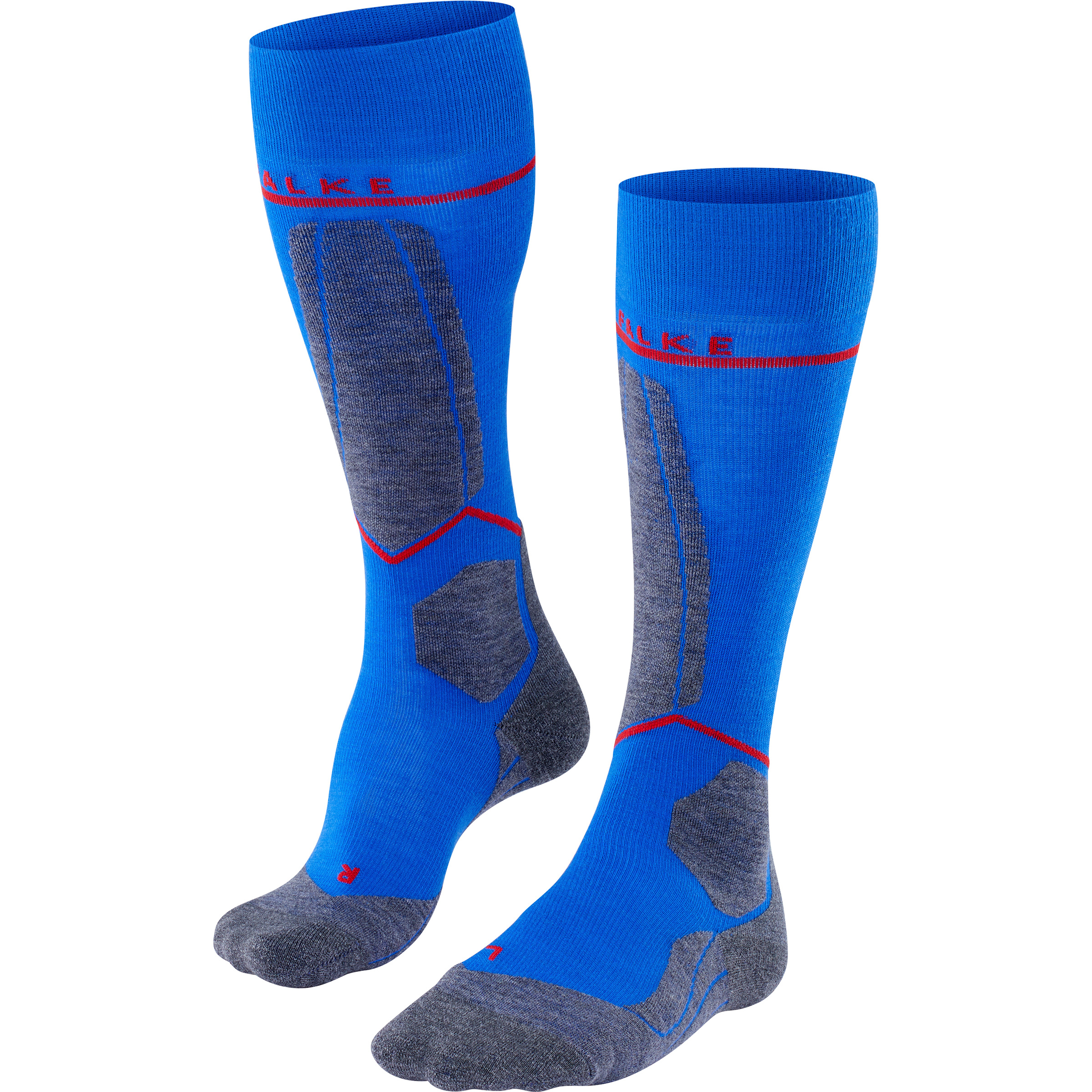 Falke SK4 Advanced Compression Light Herren Skisocken blau Größe 44 Skifahren | Skitour Elastisch Merinowolle
