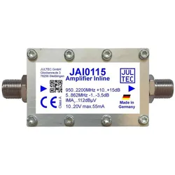 Jultec GmbH SAT-Inline-Verstärker JAI0115 15dB, ferngespeist (Sonstige), SAT Zubehör