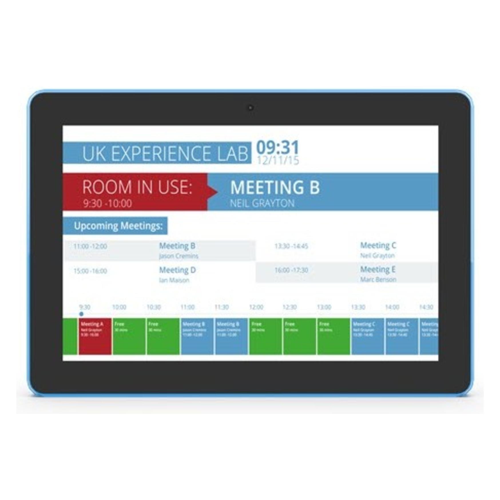 Allnet Meetingraum RGB LED Tablet 10 Zoll RK3288 Android 8.1/10 und NFC/RFID, Farbe weiss (4G, 10.10", 16 GB, Schwarz) (MT10RK3568A11POENFC)