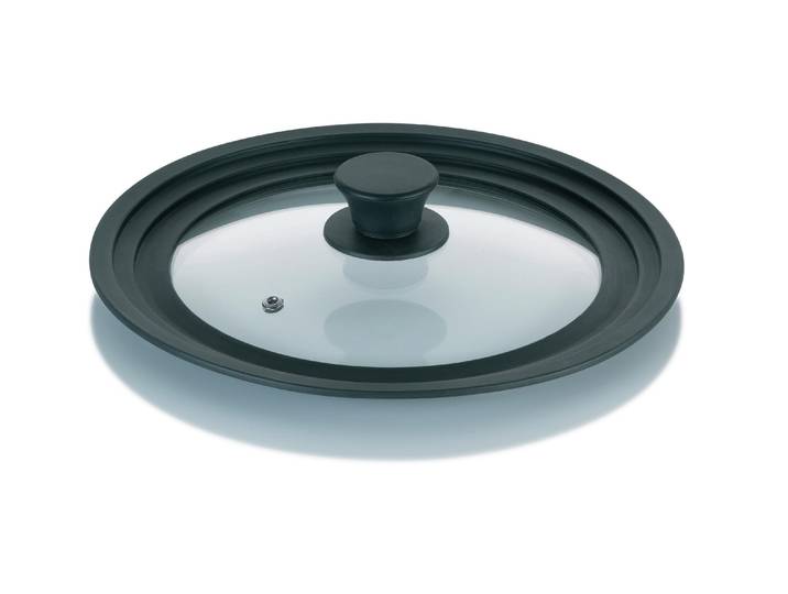 Pfannendeckel KELA Glasdeckel Concetta 22-26cm , transparent, Glas, Deckel, Pfannendeckel