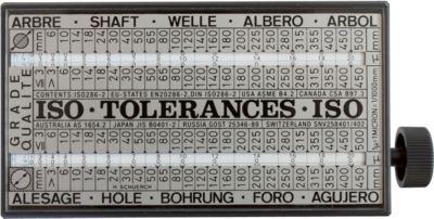 Anzeigegerät für ISO Toleranzen