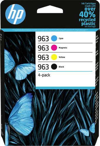HP 963 Druckerpatrone 4er-Pack Original Color 6ZC70AE Tinte
