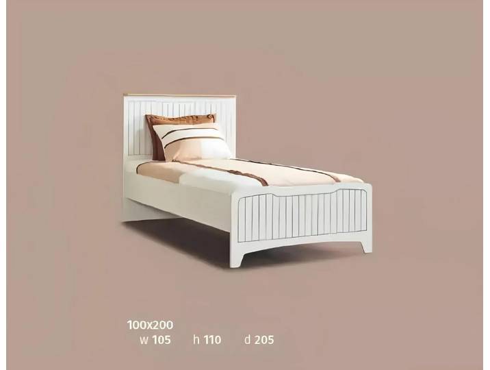 JVmoebel Kinderbett Weißes Kinderbett aus modernem Möbel Design, Made in Europe