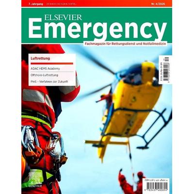 ELSEVIER Emergency. Luftrettung. 4/2026, Taschenbuch von , Urban & Fischer in Elsevier, 978-3-437-48269-4