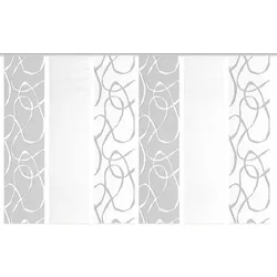 Schmidt Schiebevorhang Ophelia Kombi 6er Set Polyester Grau