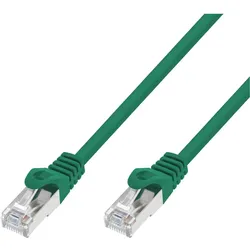 Extralink Lan Patchkabel Cat.7 S/Ftp 15m 20g Geschirmtes Foliertes Paar Reines Kupfer Grün (S/FTP, CAT7, 15 m), Netzwerkkabel