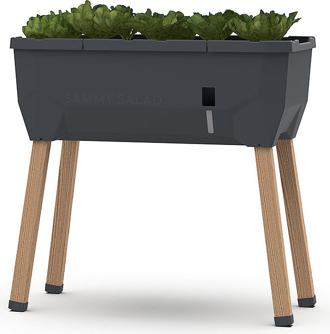 Gusta Garden SAMMY SALAD verhoogde kasthoek antraciet zonder afdekking