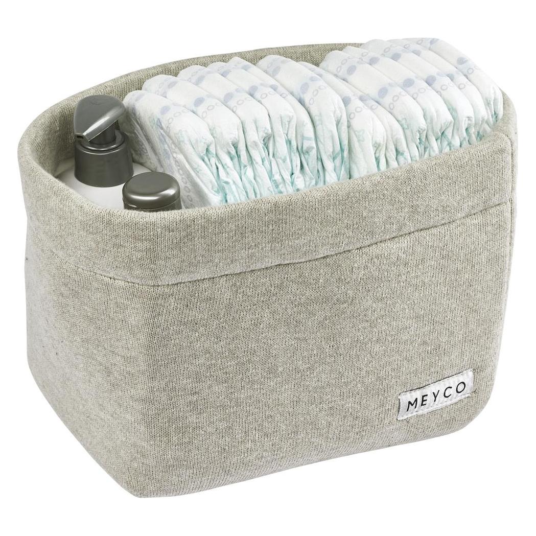 Meyco Wickeltichkörbchen small Knit basic sand melange (47988088)