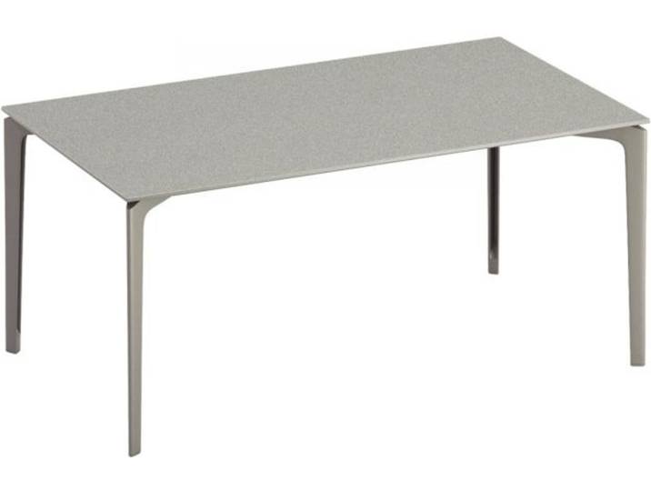 Tisch Allsize Fast iron grey grau, Designer Alberto Lievore, 161x74x91 cm