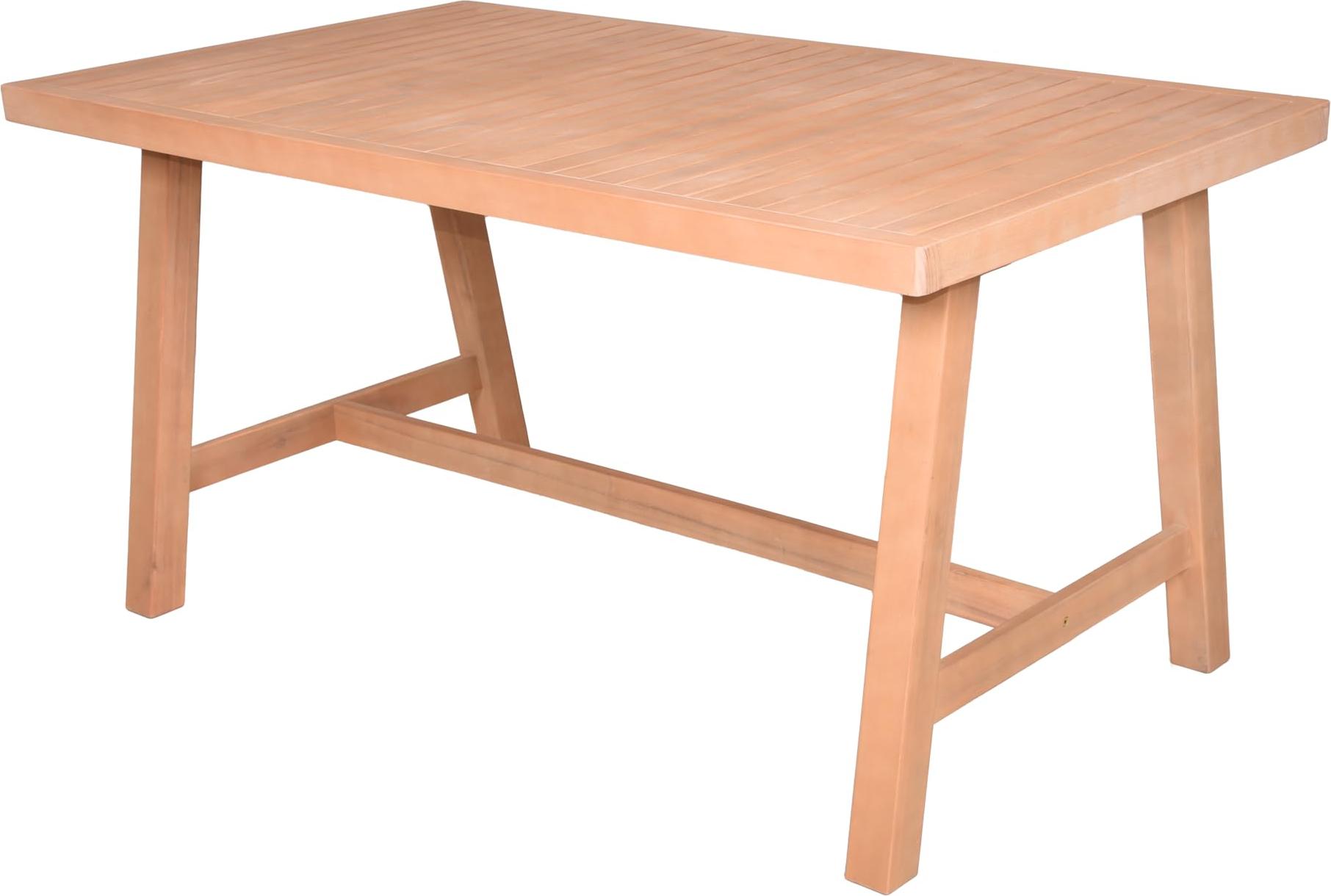 Gartentisch OXFORD - Akazie, Braun, 150x85x75cm | Terrassentisch Wetterfest Outdoor Tisch