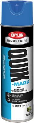 Krylon Quik Mark Inverted Water Based Marking Paints (Carton of 12) Apwa Blue