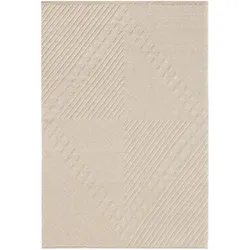 benuta Pure Kurzflor Teppich Jasper Cream 80x150 cm - Moderner Kurzflor-Teppich für Wohnzimmer