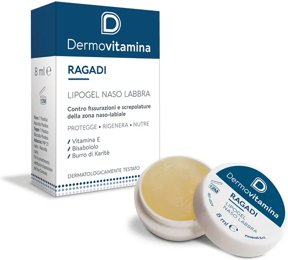 PASQUALI SpA Dermovitamina Ragadi Naso e Labbra 8 ml