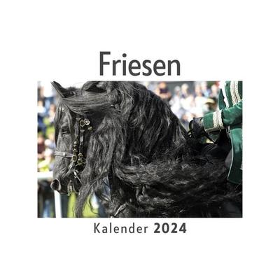 Friesen (Wandkalender 2024, Kalender DIN A4 quer, Monatskalender im Querformat mit Kalendarium, Das perfekte Geschenk)