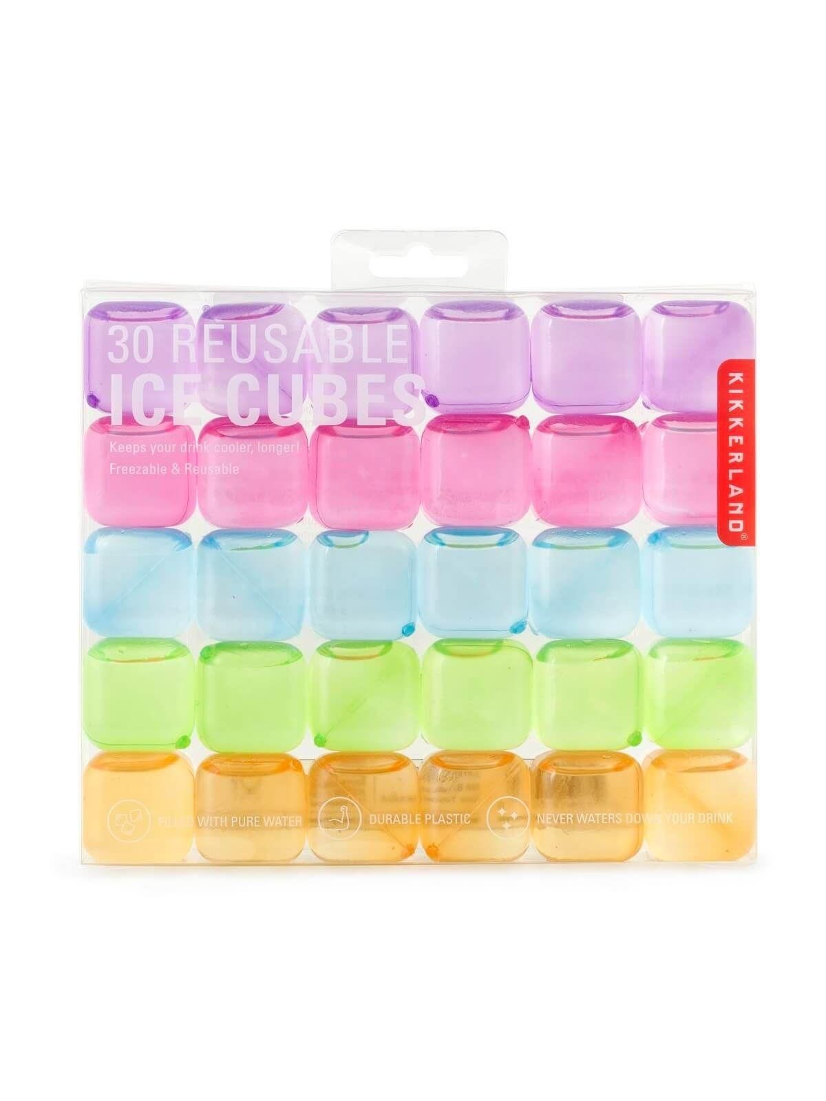 Kikkerland Reusable Ice Cubes- Set Of 30
