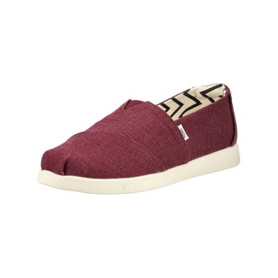 Espadrille TOMS "TOMS Halbschuhe Textil", Damen, Gr. 39, dunkelrot, Textil, Schuhe Espadrille