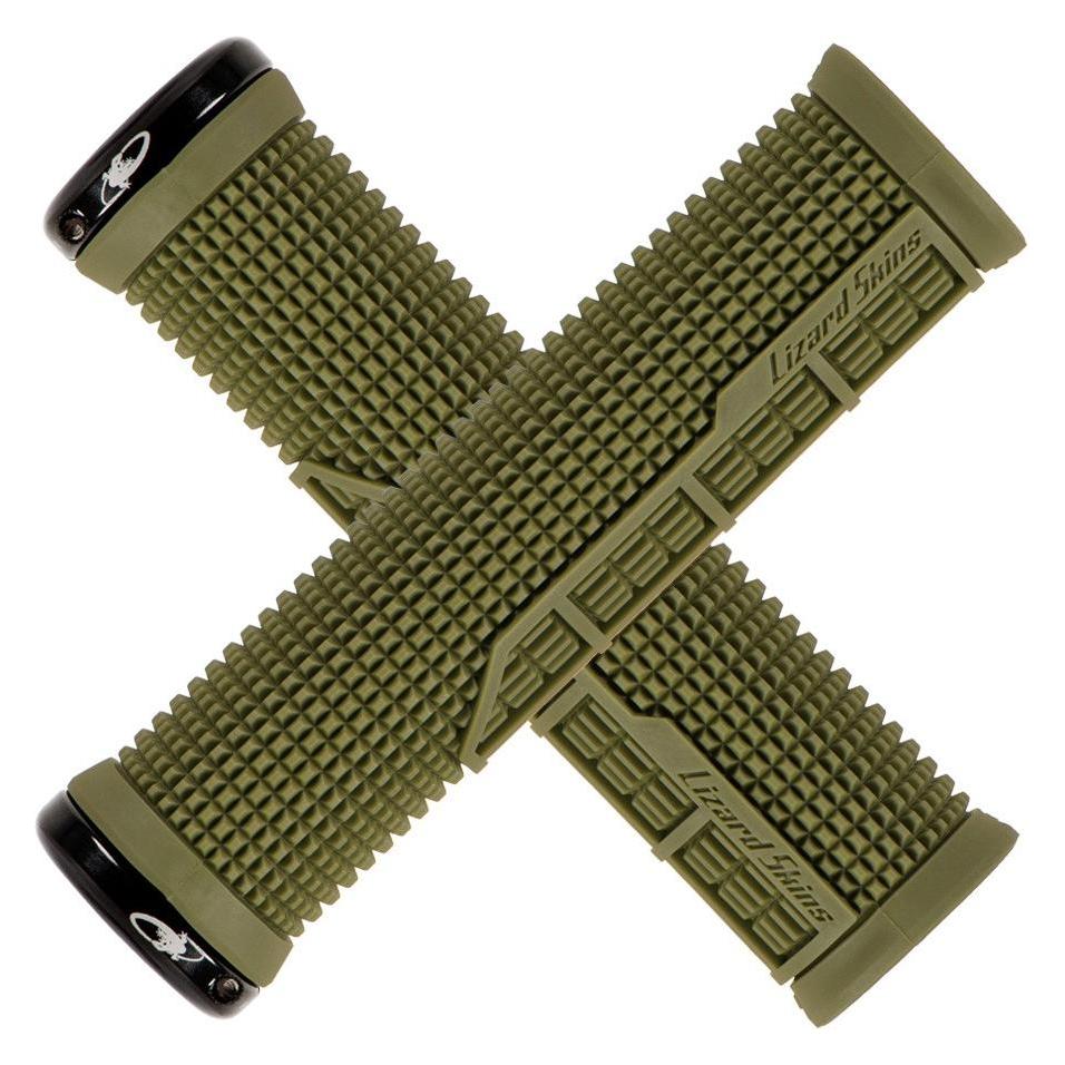 Lizard Skins Griffe Single Lock-on Grip Machine Olive Green (LI9003.OLI)