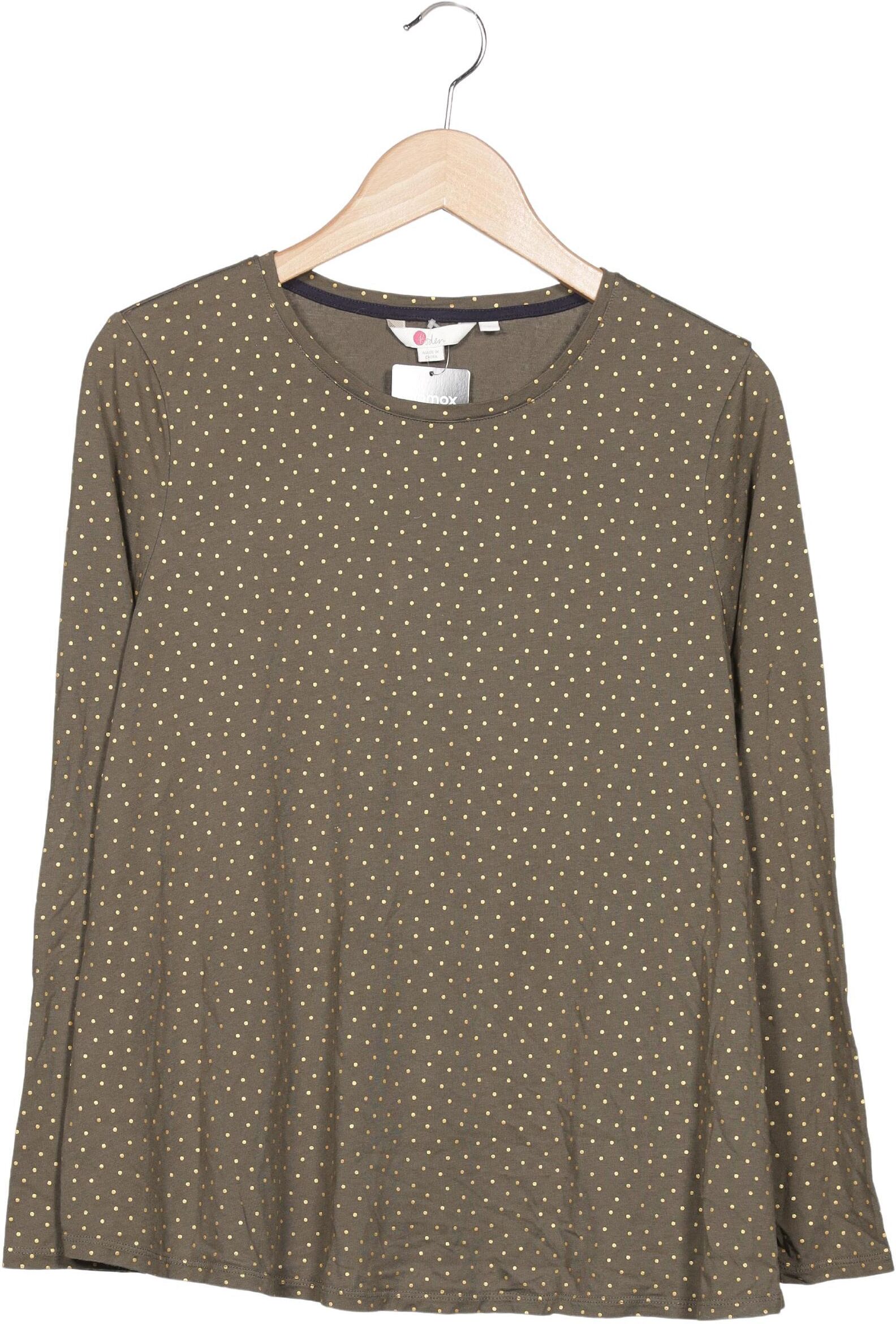 Boden Damen Langarmshirt, Grün, Gr. L, Modal / Baumwolle - Second Hand