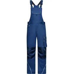 James & Nicholson Unisex Workwear Latzhose Solid JN879 dark royal (110)