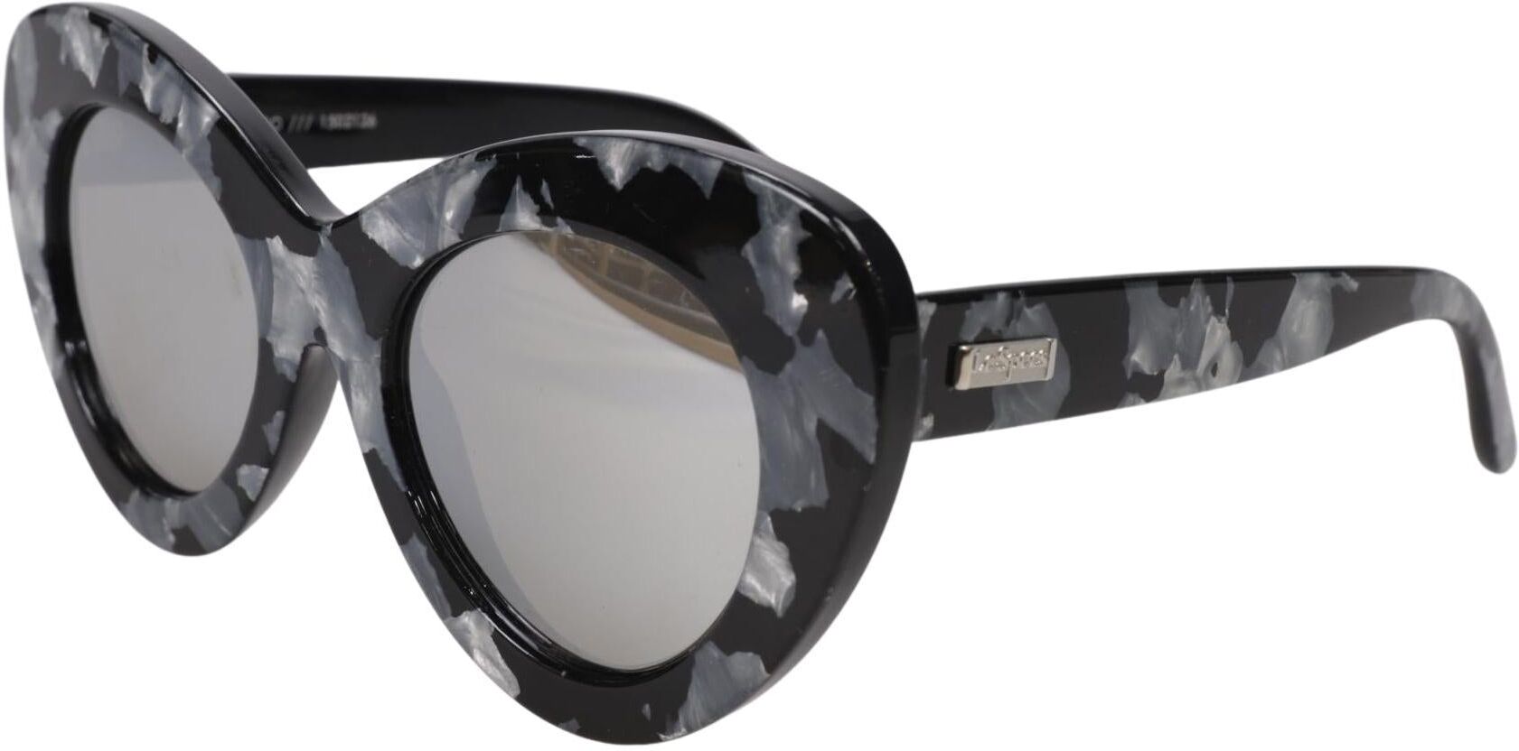 Le Specs Damen Sonnenbrille, Grau - Second Hand
