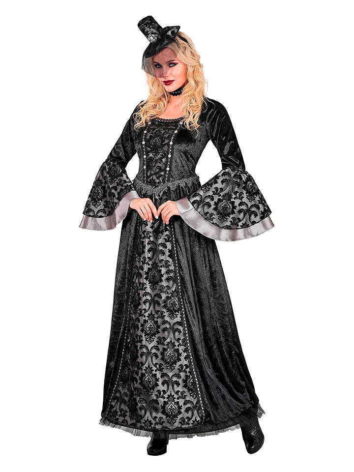 Widmann 3tlg. Kostüm "DARK COUNTESS" in Schwarz - XL