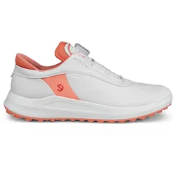 Ecco Core BOA Damen Golfschuhe weiß-coral - 38